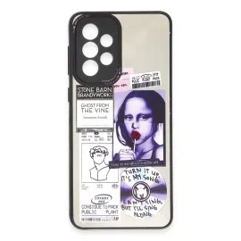 Newface Samsung Galaxy A53 5G Kılıf Mirror Desenli Kapak - Mirror - 2