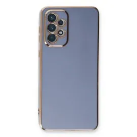 Newface Samsung Galaxy A53 5G Kılıf Volet Silikon - Mavi