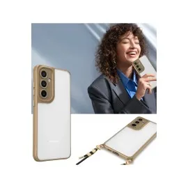 Newface Samsung Galaxy A55 5G Kılıf Penta Silikon Kılıf - Çöl Titanyum