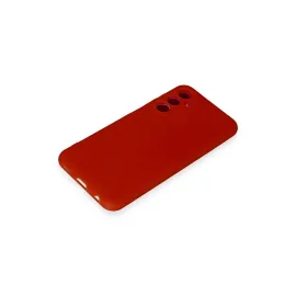 Newface Samsung Galaxy M34 5G Kılıf First Silikon - Kırmızı