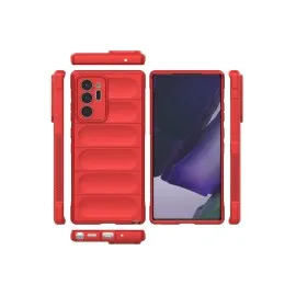 Newface Samsung Galaxy Note 20 Ultra Kılıf Optimum Silikon - Kırmızı