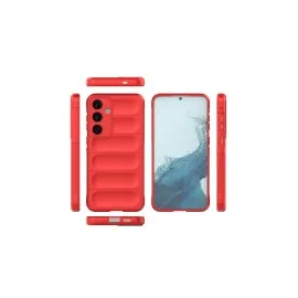 Newface Samsung Galaxy S24 Fe Kılıf Optimum Silikon - Kırmızı