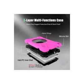 Newface Samsung Galaxy T290 Tab A 8 Kılıf Amazing Tablet Kapak - Pembe