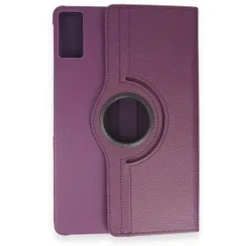 Newface Samsung Galaxy T550 Tab A 9.7 Kılıf 360 Tablet Deri Kılıf - Mürdüm