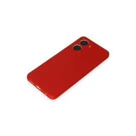 Newface Vivo Y16 Kılıf First Silikon - Kırmızı