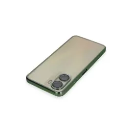 Newface Vivo Y16 Kılıf Razer Lensli Silikon - Yeşil