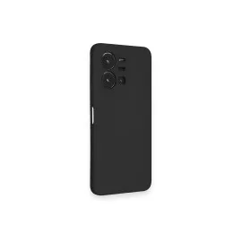 Newface Vivo Y35 Kılıf Nano Içi Kadife Silikon - Siyah