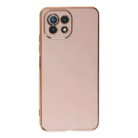 Newface Xiaomi Mi 11 Lite Kılıf Volet Silikon - Pembe