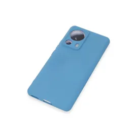 Newface Xiaomi Mi 13 Lite Kılıf Nano Içi Kadife Silikon - Mavi