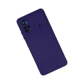 Newface Xiaomi Poco X4 Pro 5G Kılıf Nano Içi Kadife Silikon - Mor