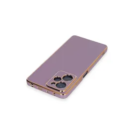 Newface Xiaomi Poco X5 Pro 5G Kılıf Volet Silikon - Mor