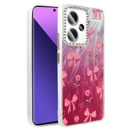 Newface Xiaomi Redmi Note 13 Pro Plus Kılıf Blade Aynalı Desenli Kapak - Desen 3