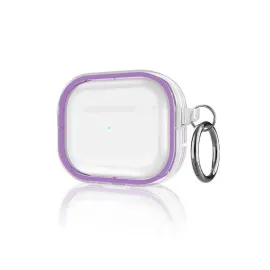 Movenchy Airpods Pro 2 (2.nesil) Shiny Şeffaf Kılıf - Mor