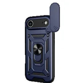 Newface Apple Iphone 17 Air Pars Lens Yüzüklü Silikon - Lacivert