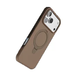 Newface Apple Iphone 17 Pro Regal Magsafe Standlı Kapak - Çöl Titanyum