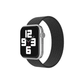 Newface Apple Watch 38mm Ayarlı Solo Silikon Kordon - Siyah
