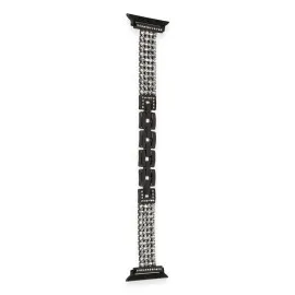 Newface Apple Watch 38Mm Live Taşlı Kordon - Siyah