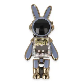 Newface Astro Stand Tavşan Astronot - Açık Mavi