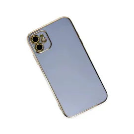 Newface Iphone 12 Kılıf Volet Silikon - Mavi