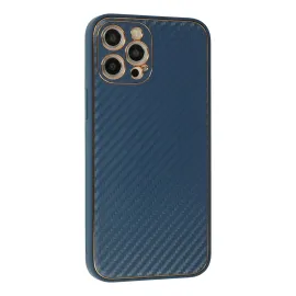 Newface Iphone 12 Pro Kılıf Coco Karbon Silikon - Mavi