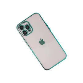 Newface Iphone 12 Pro Kılıf Razer Lensli Silikon - Yeşil