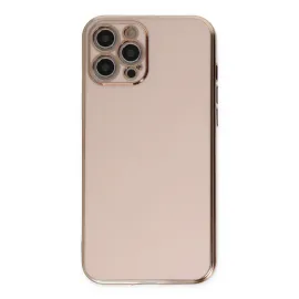 Newface Iphone 12 Pro Max Kılıf Volet Silikon - Pembe