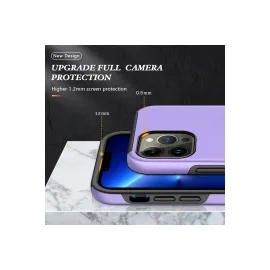 Newface Iphone 13 Pro Kılıf Elit Yüzüklü Kapak - Mor