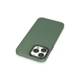 Newface Iphone 13 Pro Max Kılıf Modos Metal Kapak - Koyu Yeşil