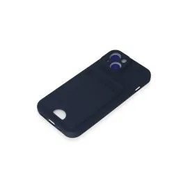 Newface Iphone 14 Kılıf Kelvin Kartvizitli Silikon - Lacivert