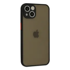 Newface Iphone 15 Kılıf Montreal Silikon Kapak - Siyah