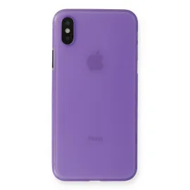 Newface Iphone Xs Max Kılıf Pp Ultra İnce Kapak - Mor