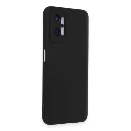 Newface Realme 9I 4G Kılıf Nano Içi Kadife Silikon - Siyah