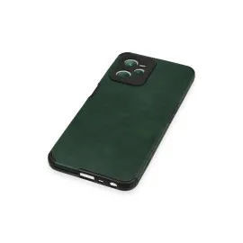 Newface Realme C35 Kılıf Loop Deri Silikon - Yeşil