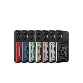 Newface Realme C55 Kılıf Pars Lens Yüzüklü Silikon - Lacivert