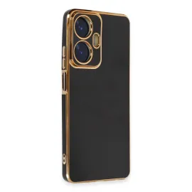 Newface Realme C55 Kılıf Volet Silikon - Siyah