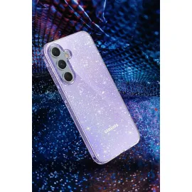 Newface Samsung Galaxy A15 4G Kılıf Glow Kapak - Mor