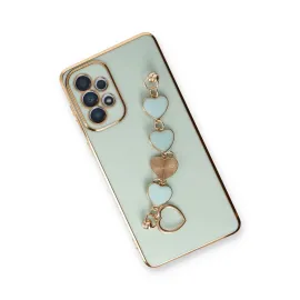 Newface Samsung Galaxy A53 5G Kılıf Esila Silikon - Su Yeşili