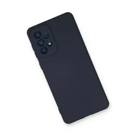 Newface Samsung Galaxy A53 5G Kılıf Nano Içi Kadife Silikon - Lacivert