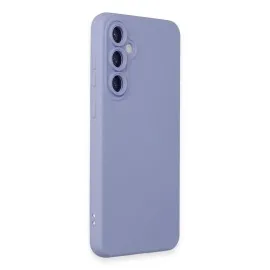 Newface Samsung Galaxy S24 Kılıf Nano Içi Kadife Silikon - Lila