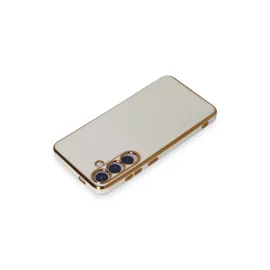 Newface Samsung Galaxy S24 Plus Kılıf Volet Silikon - Beyaz