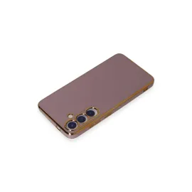 Newface Samsung Galaxy S24 Plus Kılıf Volet Silikon - Mor