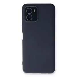 Newface Vivo Y15S Kılıf Lansman Glass Kapak - Lacivert