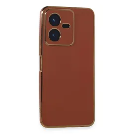 Newface Vivo Y22 2022 Kılıf Volet Silikon - Kırmızı