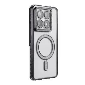 Newface Xiaomi Mi 14T Pro Joke Simli Magneticsafe Kılıf - Siyah