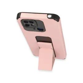 Newface Xiaomi Redmi 10C Kılıf Mega Standlı Silikon - Pudra