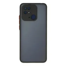 Newface Xiaomi Redmi 10C Kılıf Montreal Silikon Kapak - Siyah