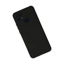 Newface Xiaomi Redmi 10C Kılıf Nano Içi Kadife Silikon - Siyah