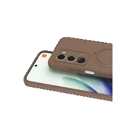 Newface Xiaomi Redmi 15 4G Regal Magsafe Standlı Kapak - Çöl Titanyum