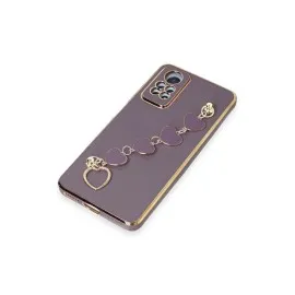 Newface Xiaomi Redmi Note 12 Pro 4G Kılıf Esila Silikon - Mor