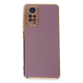 Newface Xiaomi Redmi Note 12 Pro 4G Kılıf Volet Silikon - Mor